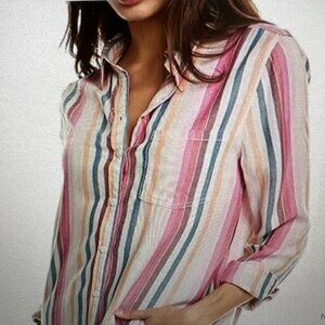 Closet Clearance beach Lunch Lounge Long Sleeve Button Down Shirt